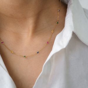 Kaleidoscope Chain Necklace