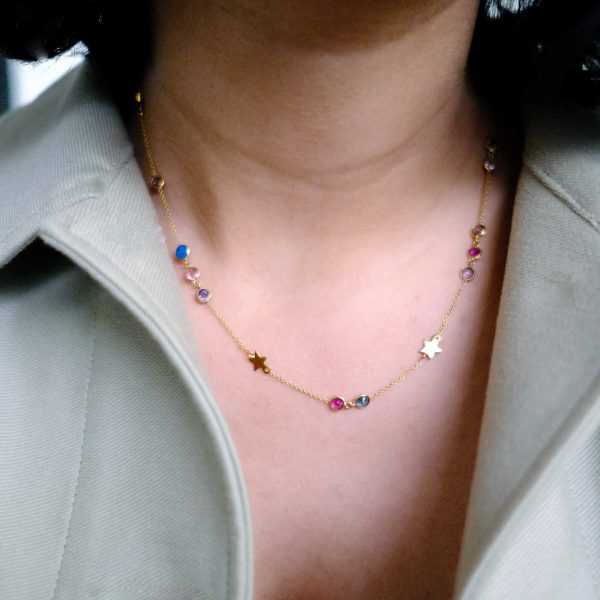 Starlight Chain Necklace | 18KT Gold